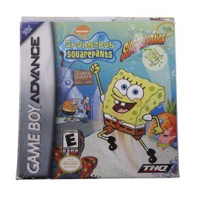 Gameboy Advance SpongeBob Square Pants Supersponge Game Inc Manual